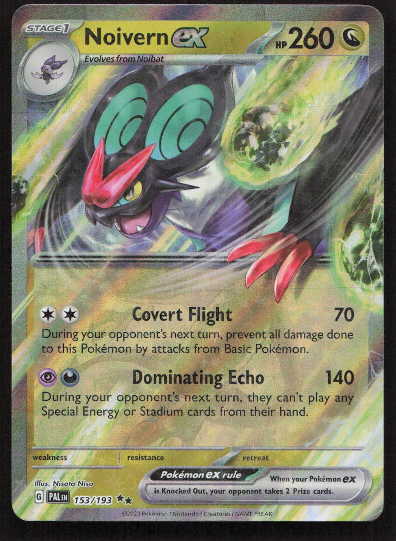 Noivern ex 153/193 Double Rare Paldea Evolved Pokemon Near Mint