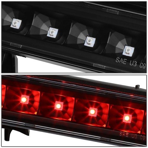 FULL LED THIRD/3RD TAIL BRAKE LIGHT REAR STOP LAMP FOR 12-18 FORD FLEX BLACK - Picture 3 of 5
