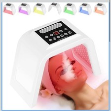 Yofuly 7 Colors Face Mask with Spray, Professional Led Light Face Tool