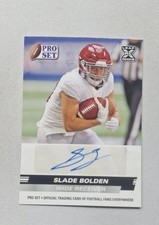 2022 Leaf Pro Set Draft - Autographs Slade Bolden #PSA-SB1 (AU, RC)
