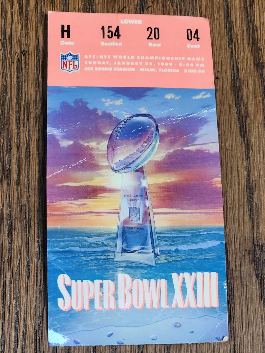 Super Bowl In Vintage Sports Ticket Stubs for sale | eBay
