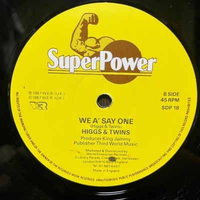 Higgs & Twins We A Say One Fresh Riddim Female DJ Mix 12'' vinyl
