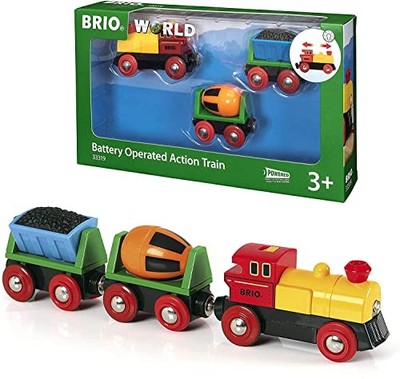 BRIO WORLD Battery Power Action Train [3 Stück] 33319 JDMPS