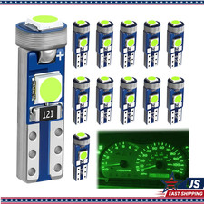 T5 Led Bulbs 12pcs Green 74 73 37 2721 3030 Chips 12v Dashboard Lcolor Green T5 Led Bulbs 12pcs Green 74 73 37 2721 3030 Chips 12v Dashboard Lcolor Green