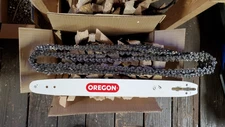 OREGON 18A041S62-23 39272 18" CHAINSAW BAR & lot of 10 S62  3/8", 050 .0 chains
