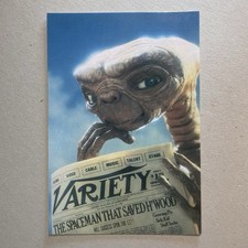 E.T. Postal rara de la variedad extraterrestre sin publicar