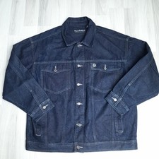 Pelle Pelle Marc Buchanan Limited Blue Denim Jeans XXL Hip Hop Jacket Jacke