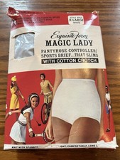 Exquisite Form Magic Lady Sports Spandex Brief Hose Controller P953 XL White