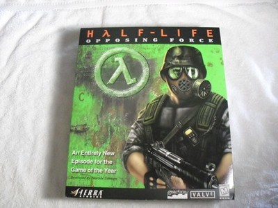 Half-Life Opposing Force PC CD-ROM Disc and Manual Included