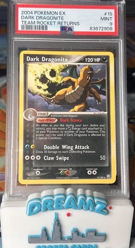 Dark Dragonite 15/109 Pokémon Team Rocket Returns Non holo Graded PSA 9