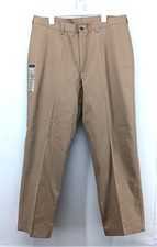 Haggar Khaki Dress Pants Mens Size 40x32 Classic Fit Straight Leg Cotton Tan NWT