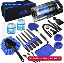 17pcs Car Detailing Kit Interior Cleaner, Car Interior Cleaning Kit with Handhel