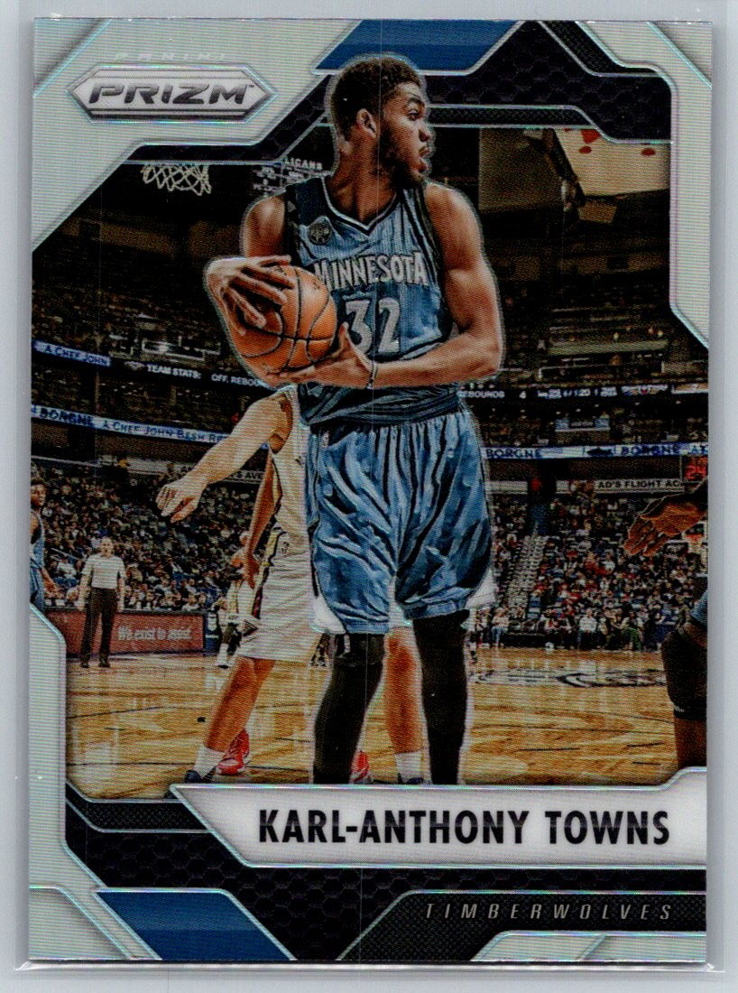 2016-17 Panini Prizm #262 Karl-Anthony Towns Silver Prizms