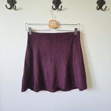 Express Perforated Suede Mini Skirt Size 2