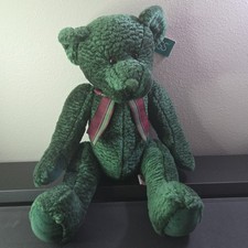 VTG RUSS Berrie Bear Plush teddy bear SPEARMINT Green Stuffed Teddy Bear Plush
