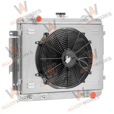 Aluminum 3-row Radiator Shroud Fanfor 1974-76 Dodge Dart 76-79 Chrysler Valiant Aluminum 3-row Radiator Shroud Fanfor 1974-76 Dodge Dart 76-79 Chrysler Valiant