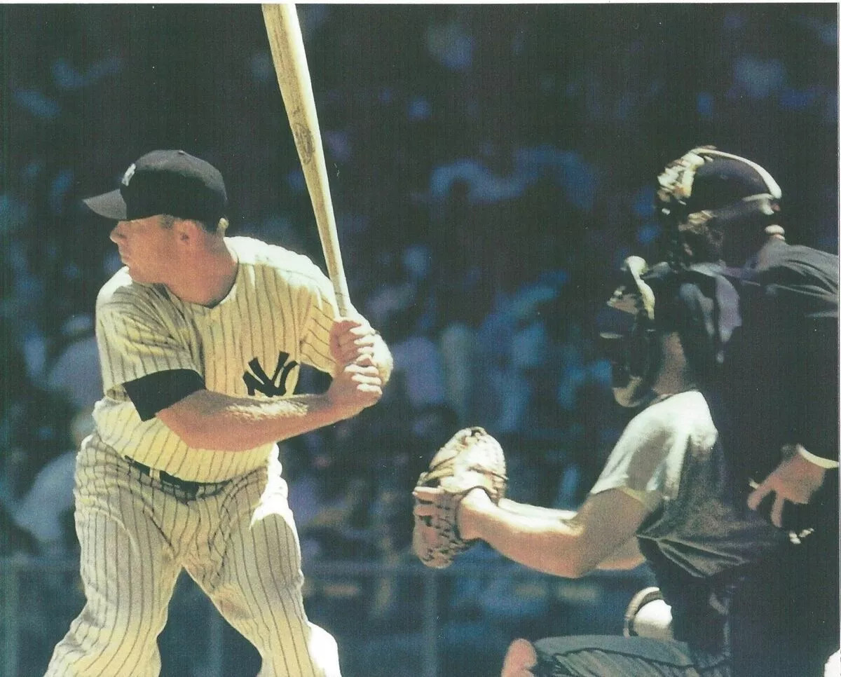 Mickey Mantle New York Yankees Baseball Action Shot 4x6 Photo