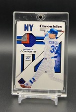 MICHAEL CONFORTO - 2019 Panini Chronicles 3 COLOR GAME USED PATCH RED #d 02/10