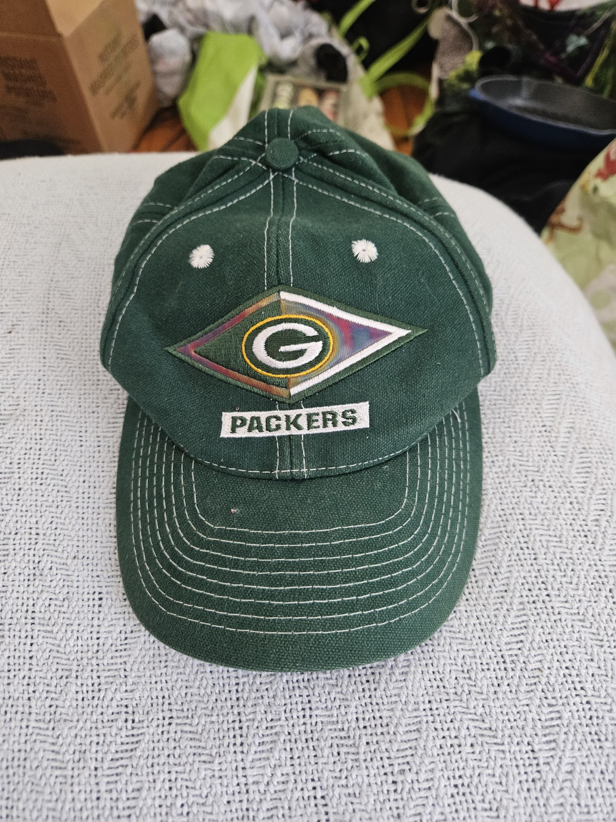 Iridescent Vintage Green Bay Packers Snapback Hat by NFL Sports Specialties