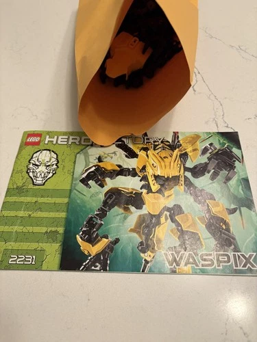 Lego 2231 Lego Hero Factory Waspix 100% Complete with Instructions