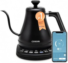Electric Gooseneck Kettle Smart Bluetooth with Variable Temperature Control,