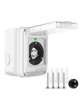 30 Amp Generator Power Inlet Box Outdoor 4-Prong 125/250V NEMA L14-30P