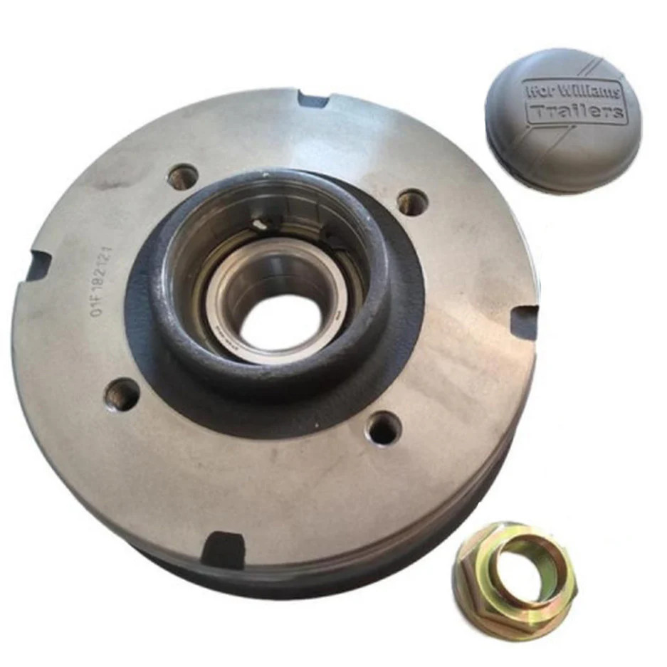200 x 50 Ifor Williams Trailer Brake Drum 4 Stud 5.5"" PCD