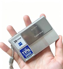 Sony Cyber-shot DSC-T7 5.1MP Digital Camera - Silver for sale