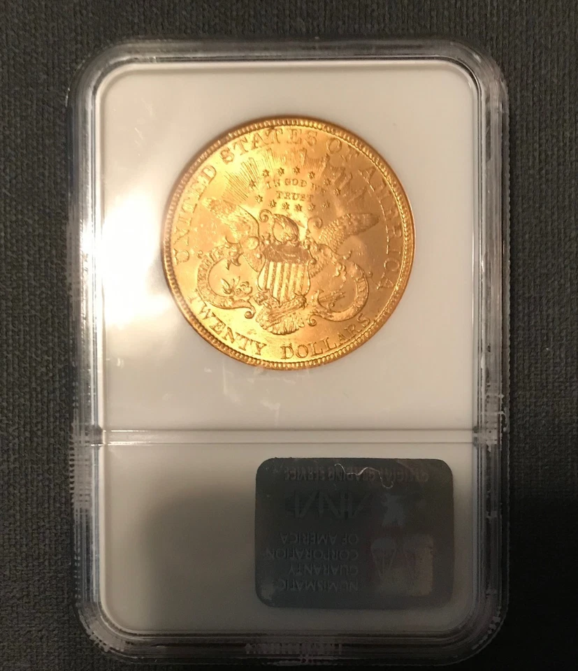 1893 P $20 LIBERTY GOLD DOUBLE EAGLE NGC MS63 CAC BETTER DATE - Image 2 of 2