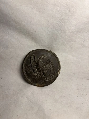 Civil War Eagle Breastplate Relic Dug Shenandoah Valley Virginia