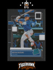 2022 Panini Chronicles Clearly Donruss Rated Rookie SEIYA SUZUKI #55 Acetate