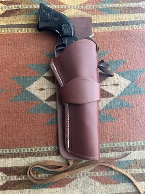 VC SADDLERY Fits Heritage Rough Rider Ruger Wrangler 6.5 Western Holster Hermann Oak Leather