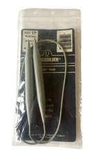 Susan Bates Quicksilver Circular Knitting Needles 29” Size 17 Silkon Finish