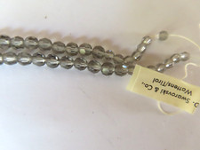 Graduated strand 63 Swarovski round beads 4mm-9mm Black Diam. 5000