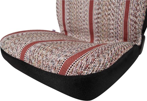 Durable and Breathable Baja Blanket Bucket Seat Covers - Red Universal Fit - Picture 6 of 9