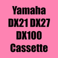 Yamaha DX21 DX27 DX100 Data Recovery Cassette