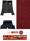 <!--F#f_0-->HOLDEN HQ HJ HX STATESMAN MOULDED DARK RED LOOP FRONT REAR & BOOT CARPET KIT<!--F/-->