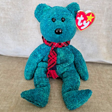 TY Beanie Baby "Erin" Green Shamrock St Patrick's Day - DOB 3/17/1997
