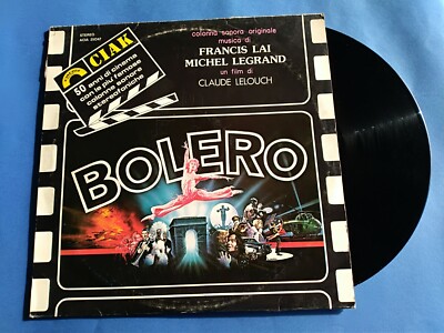 SOUNDTRACK ''BOLERO'' FRANCIS LAI M. LEGRAND DOUBLE LP1984 CINEVOX ACIA 250477