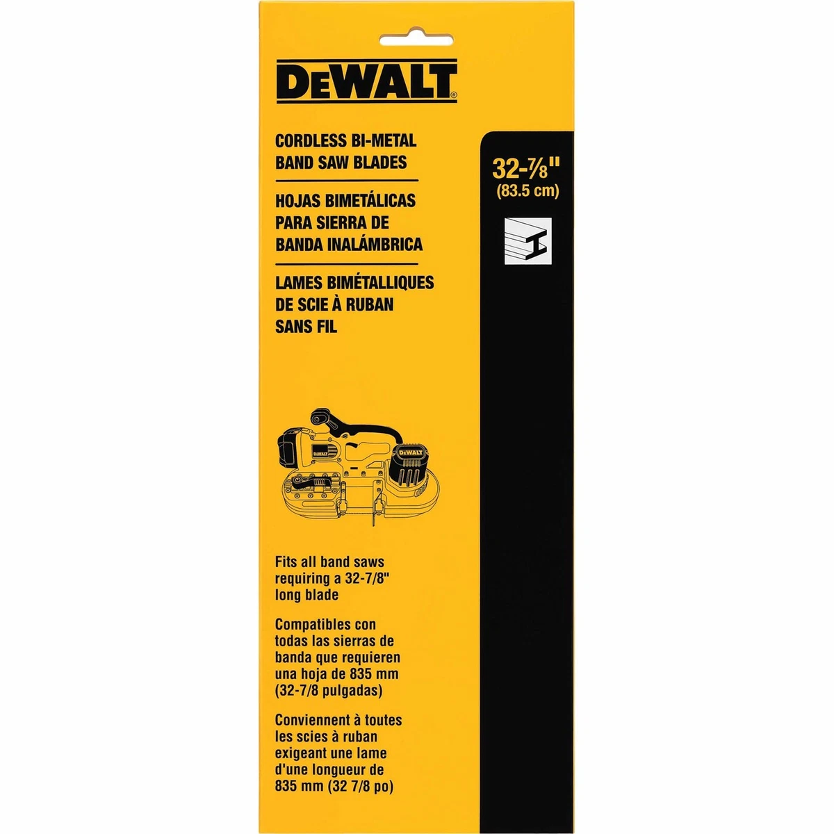DeWalt DW3983C 18 TPI Portable Band Saw Blade .020