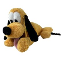 Disney Parks Laying Down PLUTO Dog Plush 9" Soft Stuffed Animal Gift Toy