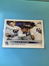 2022 Topps Series 1 Baseball #119 Walk-Off Water New York Yankees