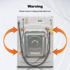 SMAD 4.5 Cu.Ft White Front Load Washing Machine For Apartment Dorm 4