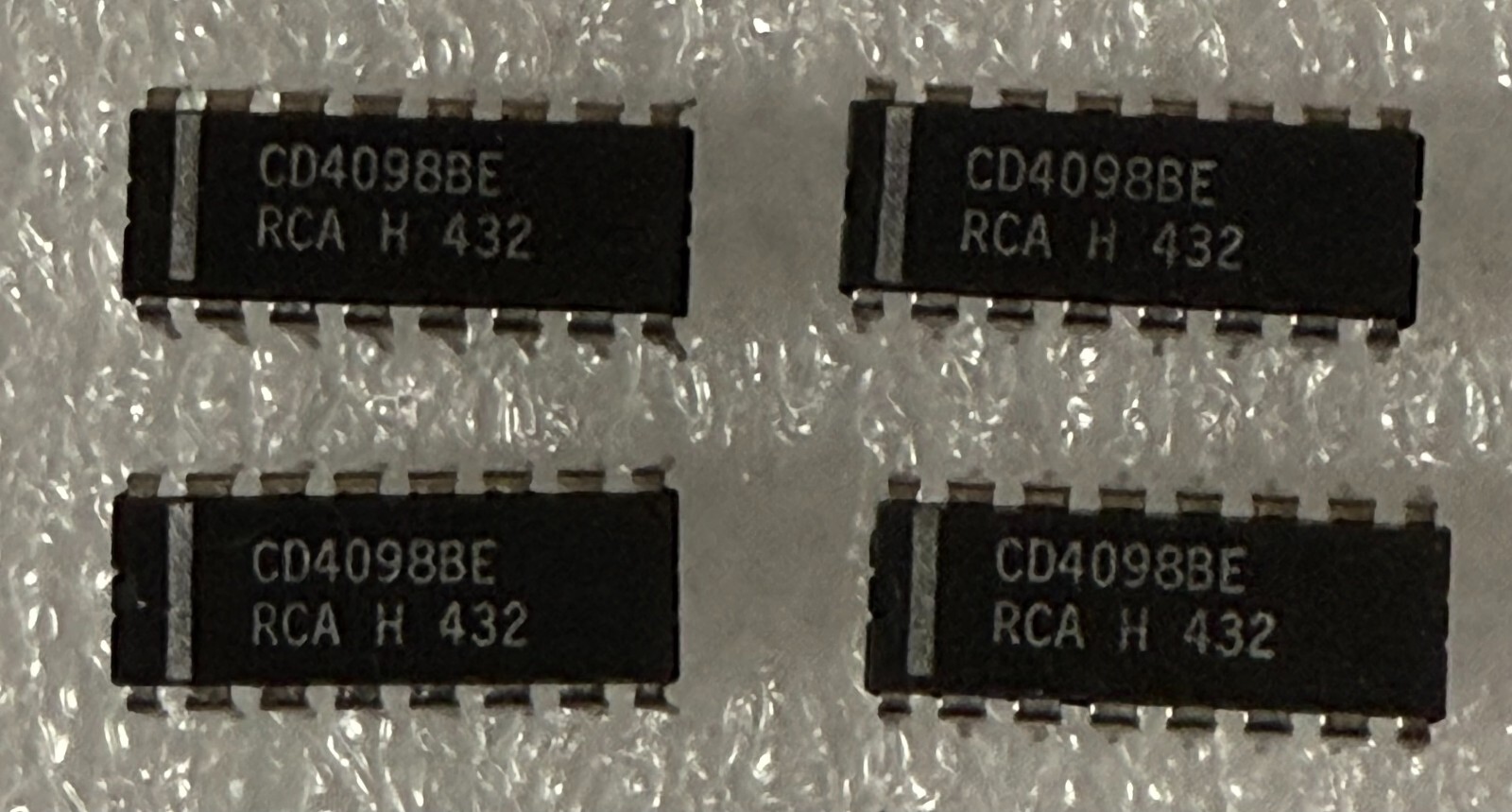 4ea RCA CD4098BE Dual Monostable Multivibrator