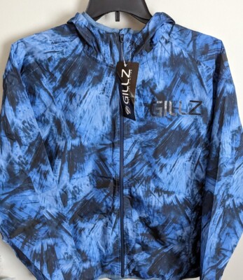 Gillz Mens Waterman Packable Fishing Lightweight ''Scarred Tuna'' Jacket Sz XL