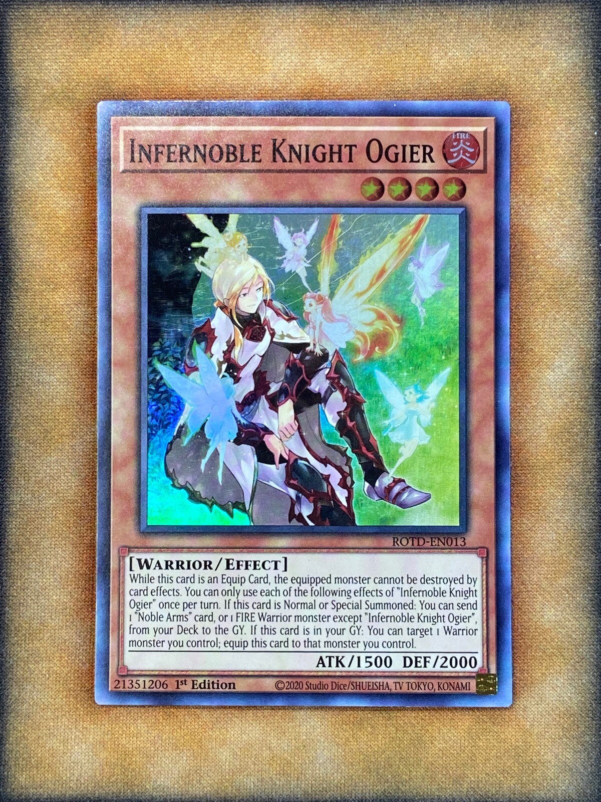 Infernoble Knight Captain Oliver Super Yugioh | Meses Sin Interés