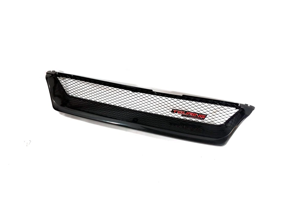 TOURING WAGON PARRILLA MALLA ACERO INOXIDABLE NEGRO PARA TOYOTA COROLLA JDM 1993 1997 Foto 3 de 4