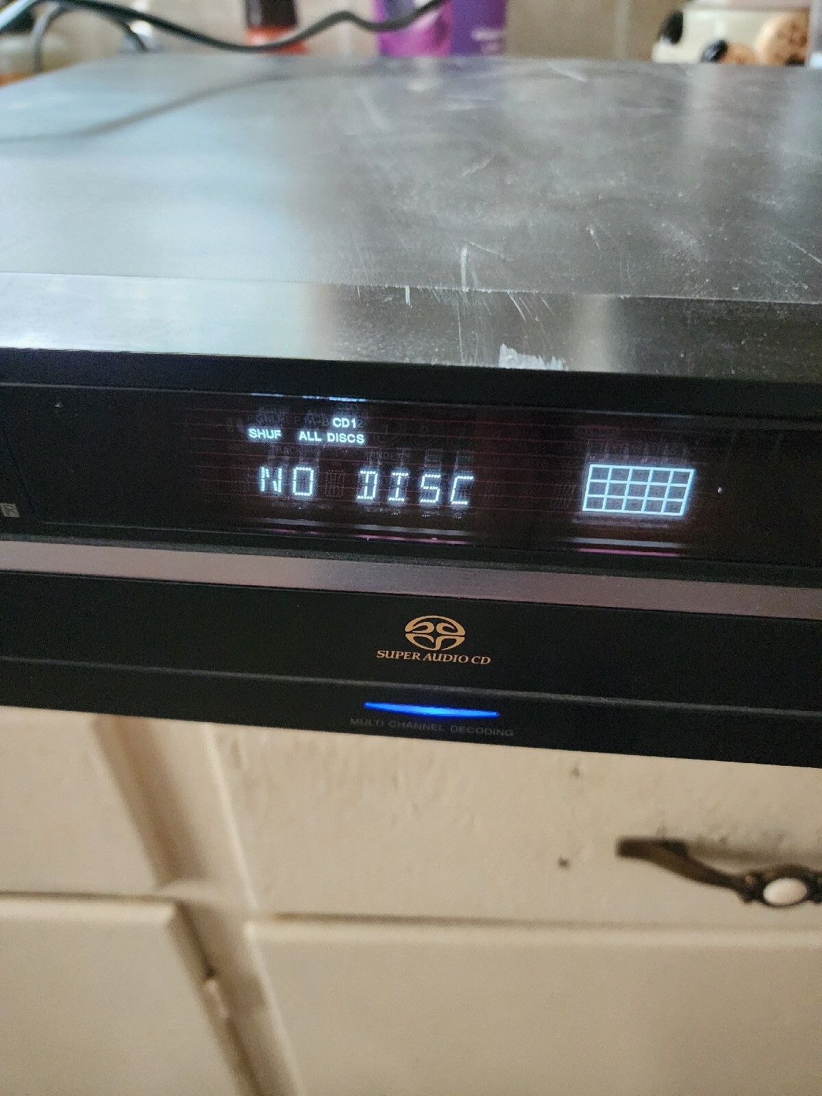 Sony SCD-CE595 5 Disc 5.1 Channel Super Audio CD Changer/Player TESTED No remote