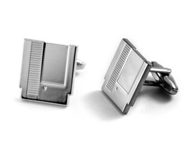 Nintendo Cartridge Tie Clip Tack, NES Cufflinks SNES Jewerly Cuff links Guy Geek