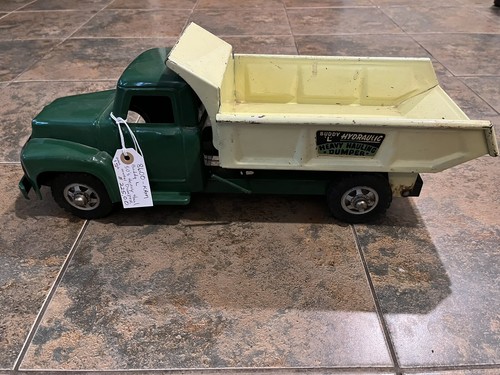 Dumper pesante Buddy L 22” vintage 1950 funzionante idraulico ottime condizioni - Foto 2 di 6